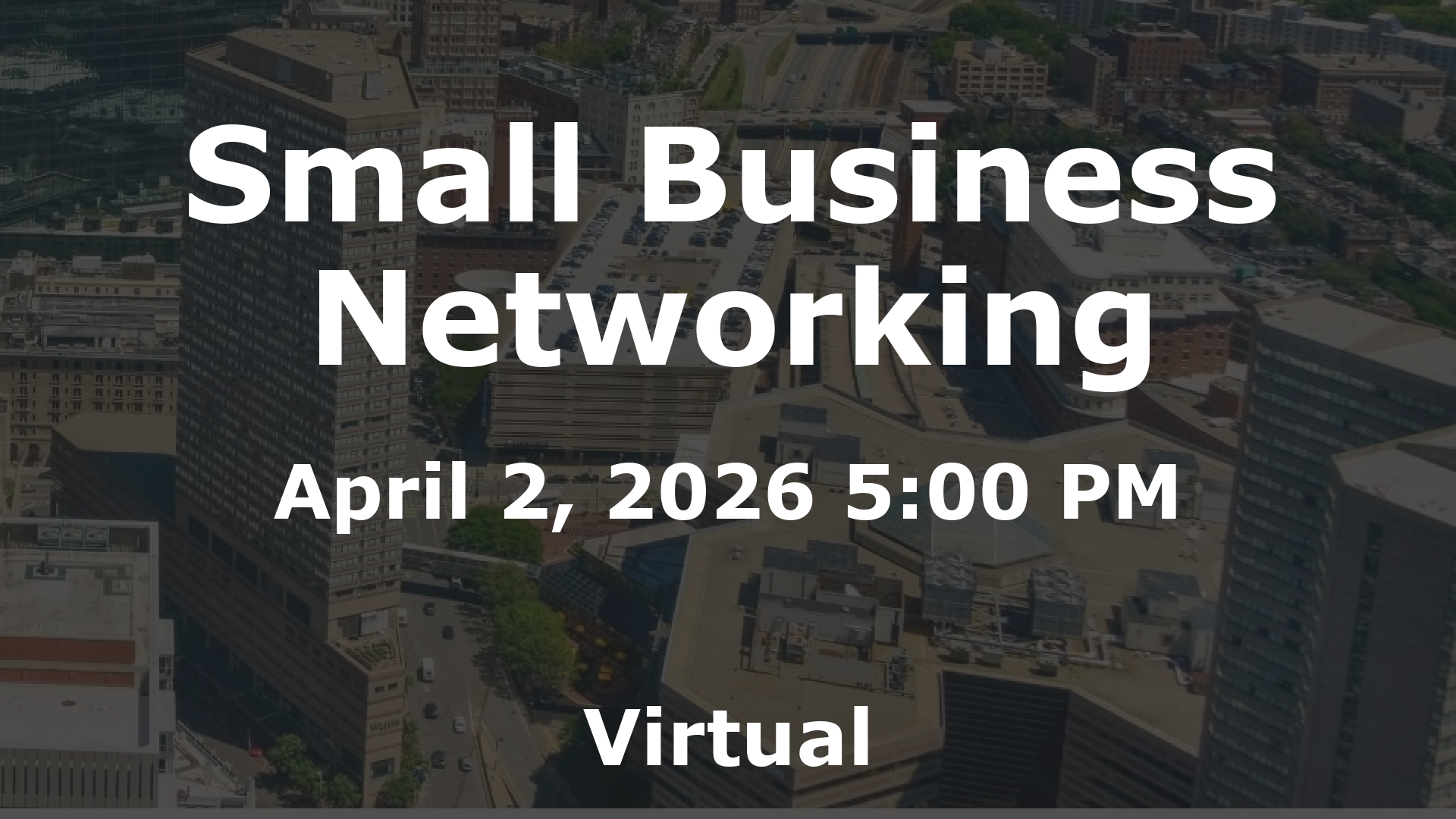 Small Business Networking event image